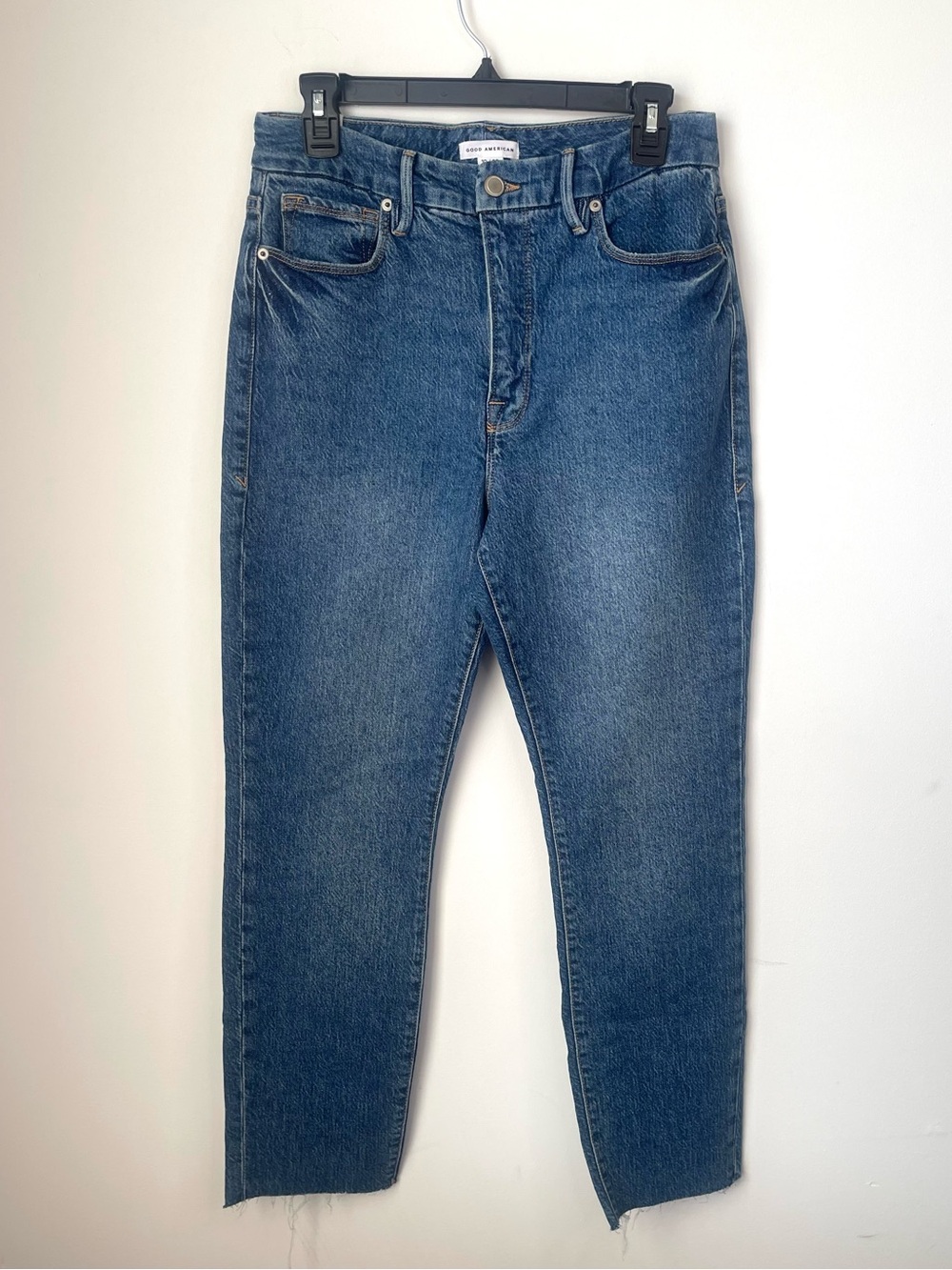 NWOT Good American Mid-Blue High-Rise Jeans Size 10/30